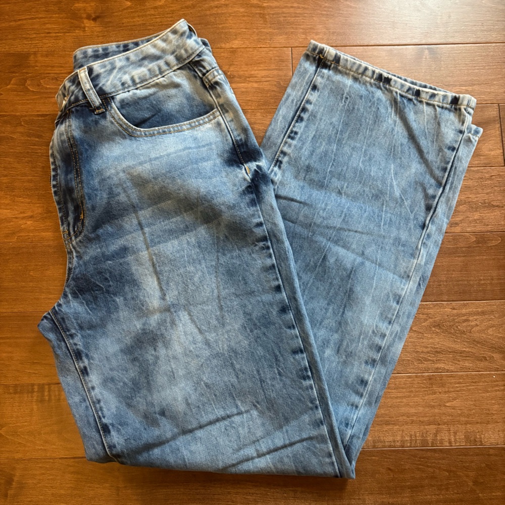 SHEIN DENIM WIDE LEG JEANS